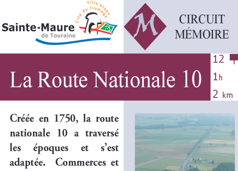 Circuit MÃ©moire de la Nationale 10 - extrait brochure de prÃ©sentation