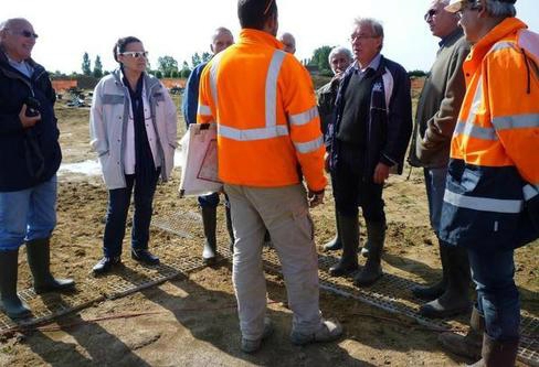 visite fouilles sur le tracÃ© de la LGV